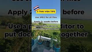 3️⃣ TIPS FOR A THAI VISA 