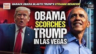 Barack Obama TURNS UP THE HEAT  On Trump In Las Vegas