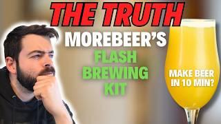 I MADE A BEER IN 10 MINUTES - Was it any good? (FLASH BREWING KIT)