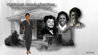Black Librarians for the Northwest Library Branch for Blacks in Lakeland, Florida.