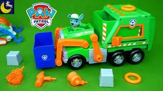 We got a NEW Paw Patrol toy in the mail! Rocky's Reuse It Truck Fun Unboxing Toy Video for Kids!