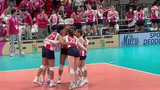 CREAMLINE's Championship Point vs AKARI + Behind-the-Scene Celebration of Team Good Vibes