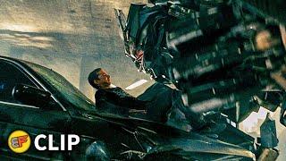 Bumblebee Rescues Sam & Mikaela - Barricade Attack Scene | Transformers (2007) Movie Clip HD 4K