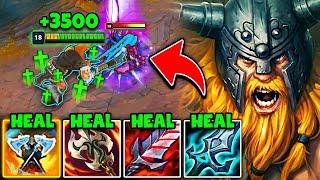 I played the forbidden Lifesteal Olaf build and every auto heals me to full