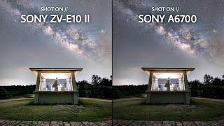 Sony ZV-E10 II VS Sony A6700 | Night Mode Camera Test