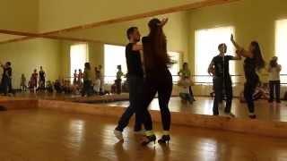 Denys & Lilya Prodanovy - bachata movements /Kharkov / with music