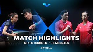 Jeon Jihee/Lee Sangsu vs Emmanuel Lebesson/Y. Jia Nan | WTT Contender Doha 2021 | XD | SF Highlights