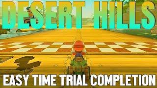 How To EASILY Beat Desert Hills Time Trial In Mario Kart World