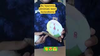 Bu tasarımla yönünüzü kesin bulacaksınız #yetenek #dikkat #fıtrat #pusula #hayatbilgisi #kuzey##yön