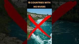 Countries with zero rivers #didyouknow #facts #quiz #trivia #braintest #coolfacts #surprisingfacts
