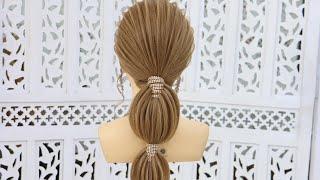 Lace braid hairstyle short tutorial ️️