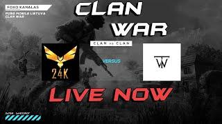 LIVE - 24K CLAN VS THUNDERWALVES  19:00 CLAN WAR //// 20:00 CS 1 VS 1 SU MrAngeL