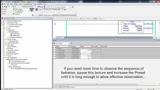 19 Programming & Troubleshooting a PAC - Using the TON (On Delay) Timer instruction