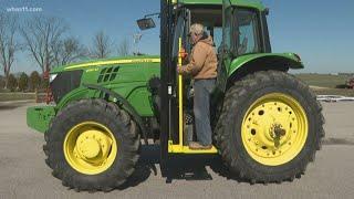 Son gives farmer dad just the lift he needs to work the fields