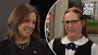 Kamala Harris’ skit with ‘SNL’ alum Molly Shannon at Al Smith dinner