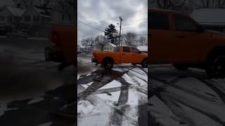 ROWDY 6.7 CUMMINS IN THE SNOW!! BIG TURBO