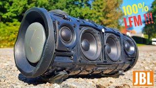 JBL Xtreme 2 EXTREME BASS TEST !!! Speaker MOVES ITSELF !!! 100% VOLUME + LOW FREQUENCY MODE (LFM)