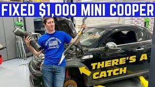 I FIXED My CHEAP Mini Cooper COUPE But Discovered MORE Problems