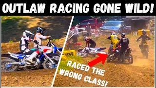 SUPERFAN RACED THE WRONG CLASS! Total Crashfest at Muddy Creek Outlaw NATIONAL