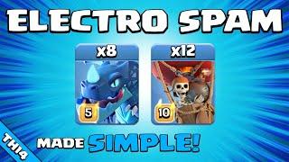 ELECTRO DRAGONS (E DRAGS) = EASY 3 STAR SPAM ATTACK!!! Best TH14 Attack Strategy | Clash of Clans