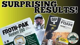 DIY Spray Foam Kits What's Best? Froth Pak 200 vs DAP Wall & Cavity Kit!