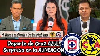 Reporte de Ultima HORA! Club AMERICA Prepara SORPRESA en la ALINEACION con REFUERZOS SEMIFINAL IDA