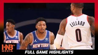 Portland Trailblazers vs NY Knicks 2.6.21 Full highlights | @HNBMEDIATV