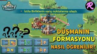 Lords Mobile Düşmanın Formasyonu Nasıl Öğrenilir? Antili Hedeflerin Formasyonları??