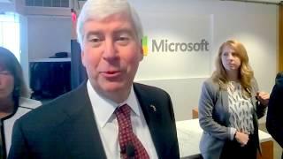 Capitol Intel speaks Michigan Governor Rick Snyder on Dan Gilbert #AMAZONHQ2