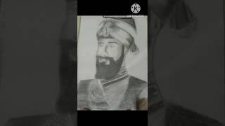 #guru gobind singh drawing #artvengers #shortsvideo #viralvideo #viralshort #sketch #shades