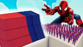 100x SPIDER-MAN + 1x GIANT vs EVERY GOD - Totally Accurate Battle Simulator TABS