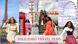 SOLO Travel Vlog! 2 Weeks, 4 Countries! London, Amsterdam, Brussels, Paris | beauty and brains