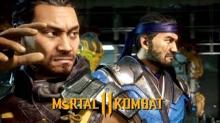 Саб Зиро и Скорпион на фабрике Кибер Лин Куэй VS Сайракс VS Нуб Сайбот VS Сектор - Mortal Kombat 11