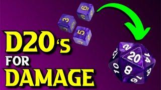 NEW D20 Damage System for Faster Combat | DC20 RPG