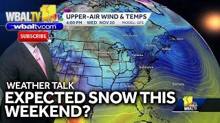 Weather Talk: Will the region see snow this weekend?