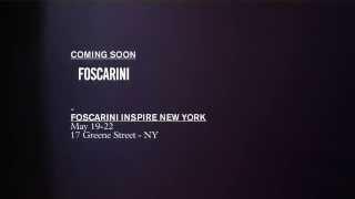 Inspire by FOSCARINI   17 Greene Street   New York   May 19 22