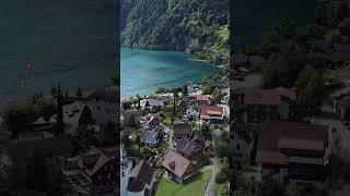 Switzerland  Bauen, mesmerizing fishing and farming village in Switzerland #switzerland