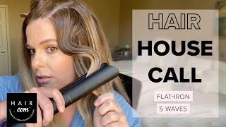 S Waves Flat Iron Tutorial | Hair House Call | Hair.com By L'Oreal