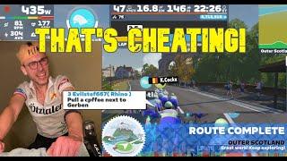 THIS IS A RACE! - New route "Outer Scotland" on ZWIFT