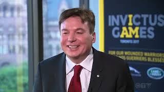 Sandie Rinaldo sits down with actor Mike Myers in 2017 | Archive