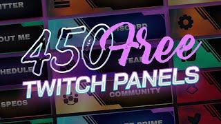 FREE Twitch Panels | Beginner's Tutorial | qoqsik