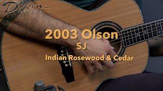 Dream Guitars - 2003 Olson SJ, Indian Rosewood & Cedar #acousticguitars #guitardemo