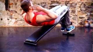 Gorilla Sports - Sit Up Bank Bauchtrainer