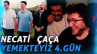 ÇAÇA YARIŞIYOR! EFE UYGAÇ NECATİ ÇAÇA YEMEKTEYİZ 4.GÜN İZLİYOR