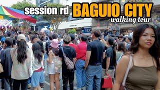 SESSION RD, BAGUIO CITY- street scenes [4k] walking tour