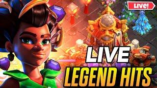 CLASH OF CLANS LEGEND HITS DAY 11 TH16 LIVE