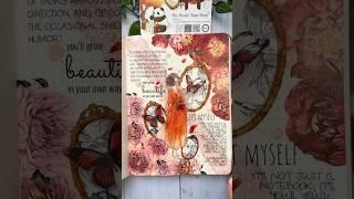 🩷Crimson Grace️ | ASMR Journal | Mixed Media #asmr #journal #mixedmedia @TheWashiTapeShop