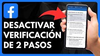  Como Desactivar la Verificación en 2 pasos En FACEBOOK (2024) Muy Fácil