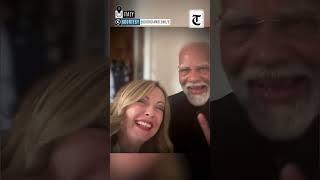 ‘Melodi’ moment again: Italian PM Meloni clicks selfie with PM Modi on sidelines of G7 Summit