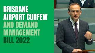 Adam Bandt:  Brisbane Airport Curfew Bill introduction